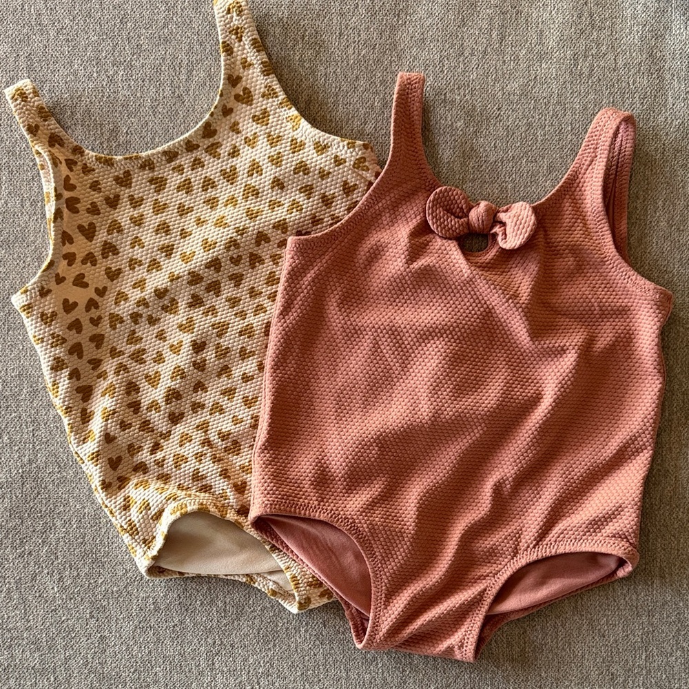 H&M Kids Bodysuit Set - Cream and Pink